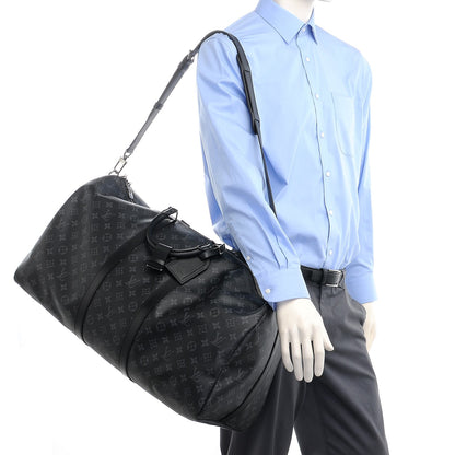 Louis Vuitton Monogram Eclipse Keepall Bandouliere 55 2 of 8