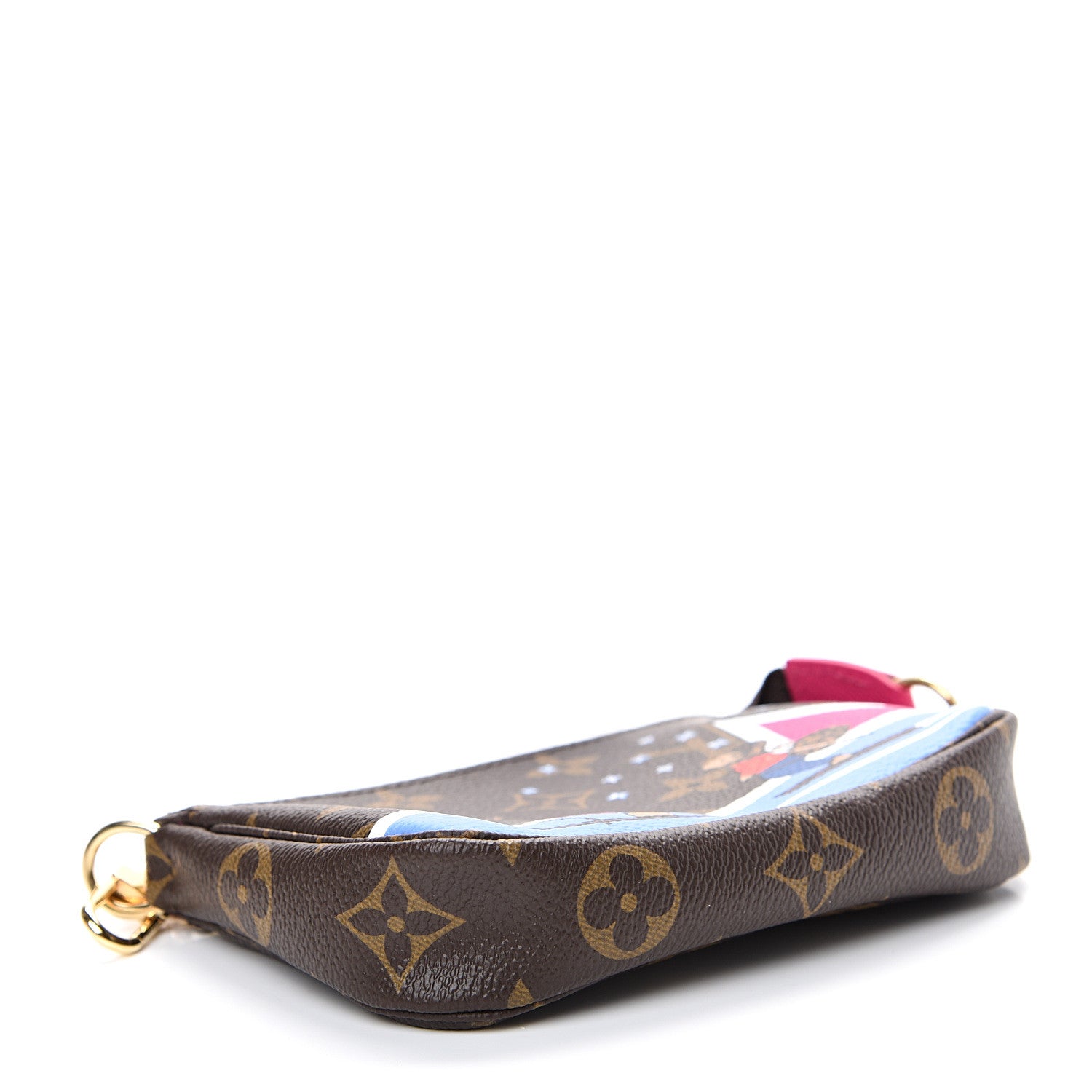Louis Vuitton Monogram 2018 Christmas Animation Mini Bears Pochette Accessories 3 of 7