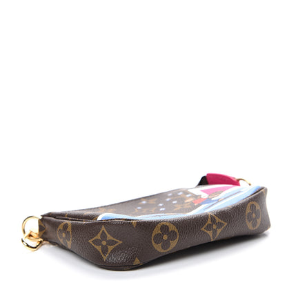 Louis Vuitton Monogram 2018 Christmas Animation Mini Bears Pochette Accessories 3 of 7