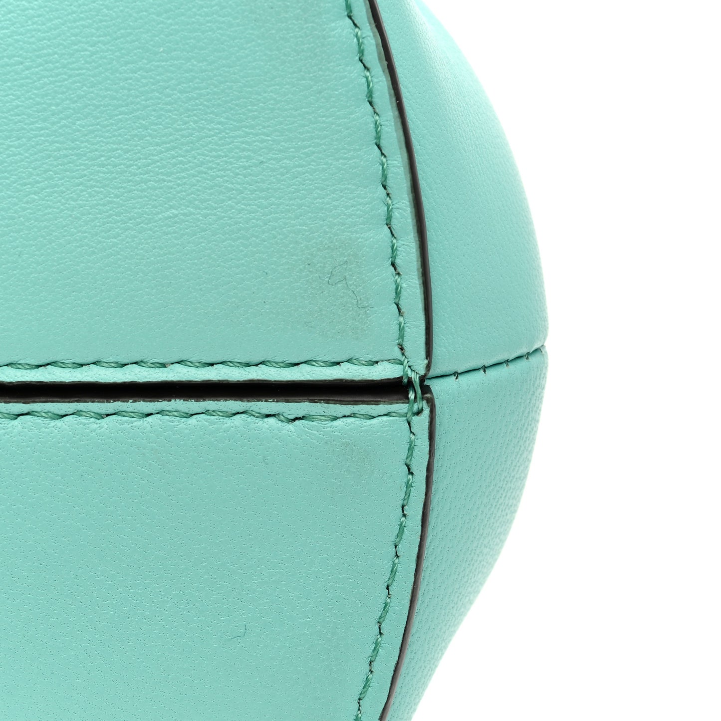 Shiny Nappa Small Fendi First Spring Turquoise