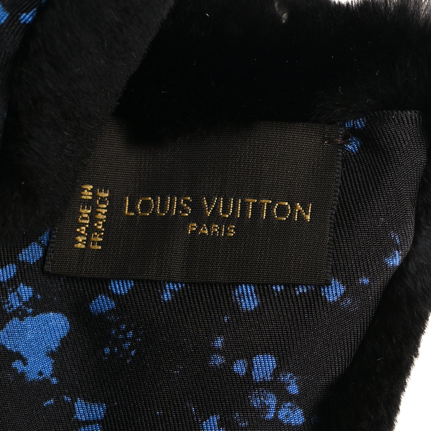 Louis Vuitton Mink Fur Neck Scarf Black 4 of 4