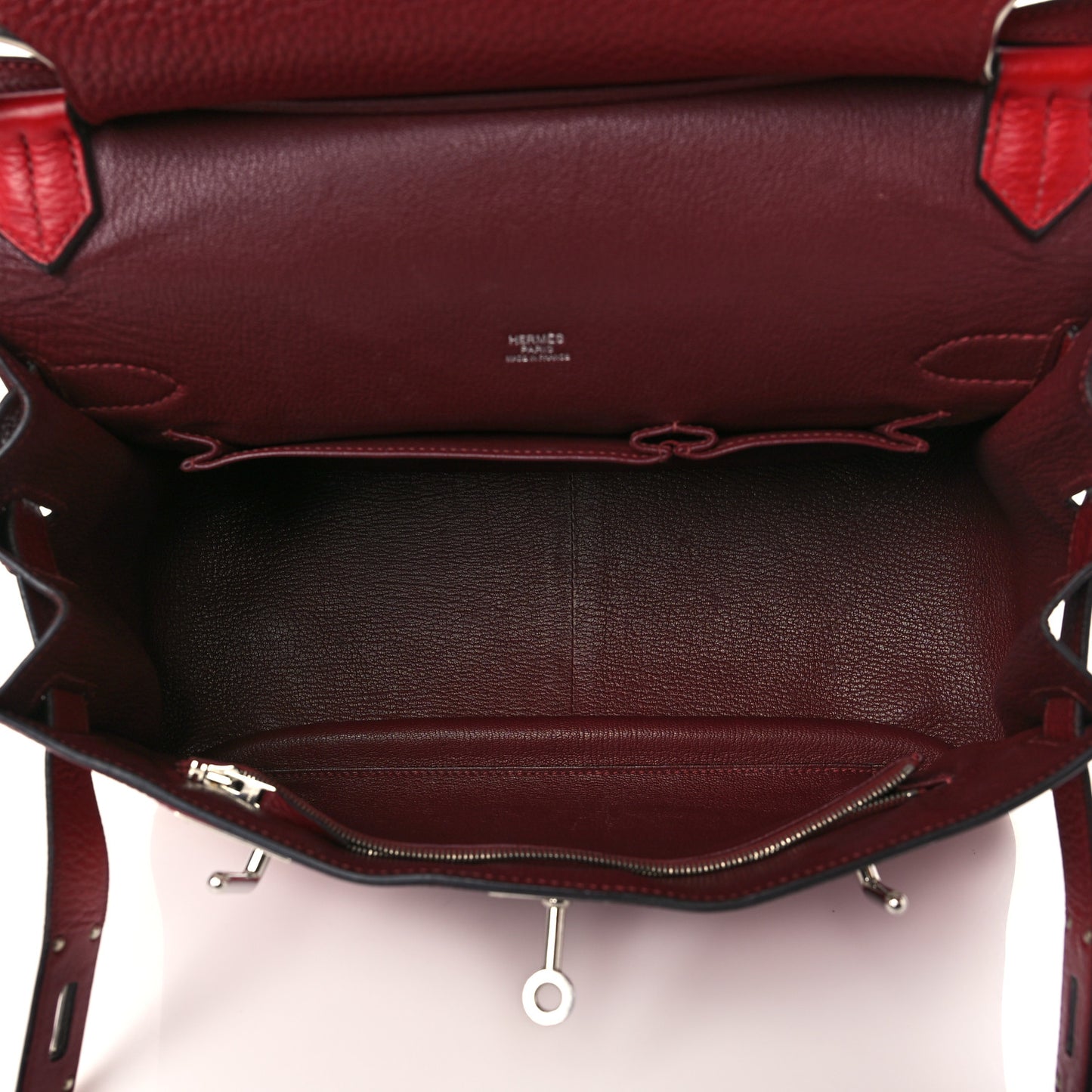 Taurillon Clemence Bi-Color Jypsiere 31 Rouge H Rouge Casaque