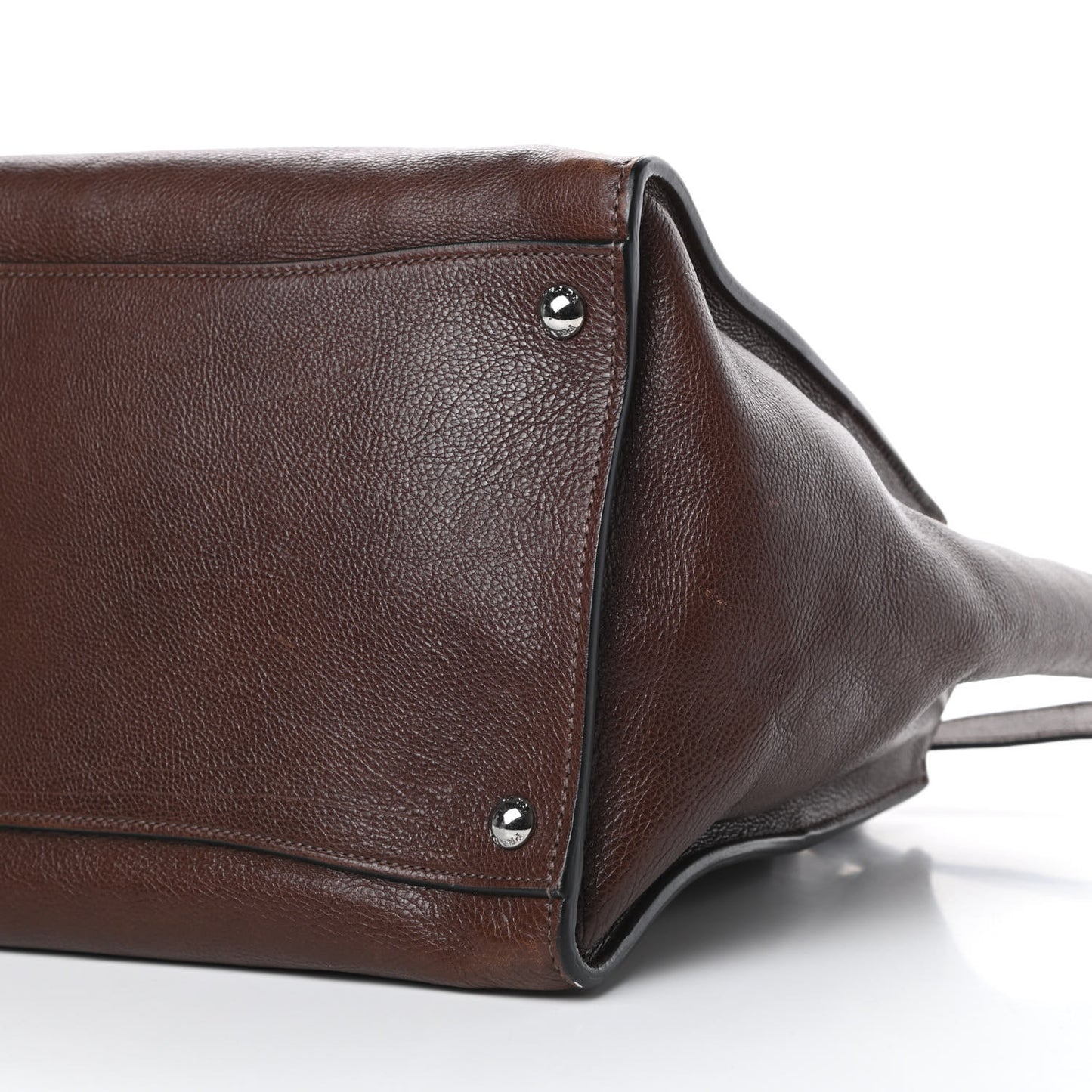 Glace Calf Twin Pocket Tote Bruciato