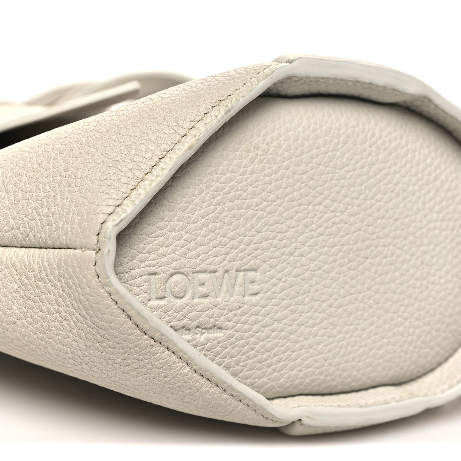 Loewe Calfskin Shearling Mini Bunny Crossbody Bag White 8 of 10