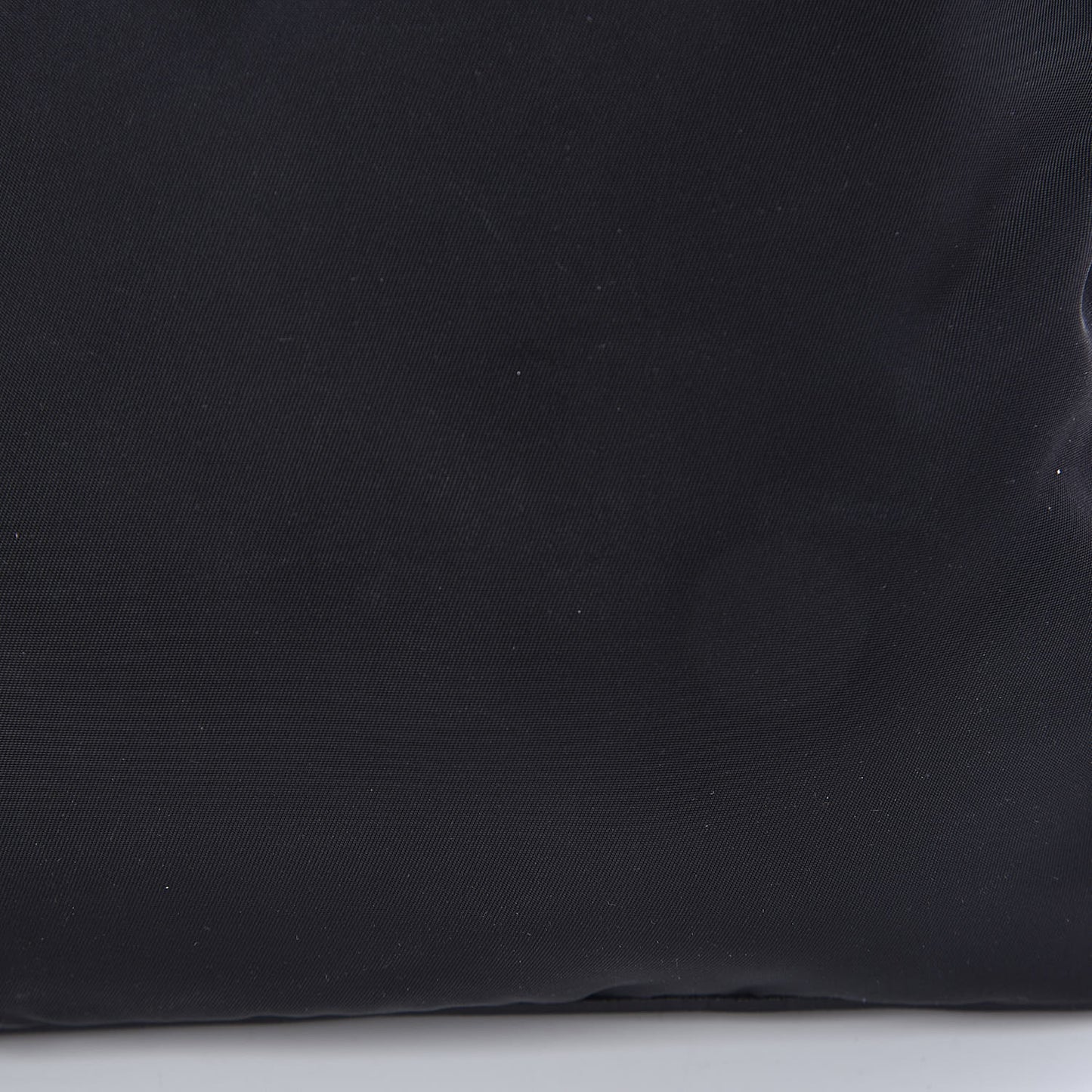Tessuto Nylon Saffiano Flat Messenger Bag Black