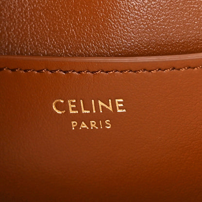 Celine Smooth Calfskin Tabou Clutch On Strap Tan 6 of 10