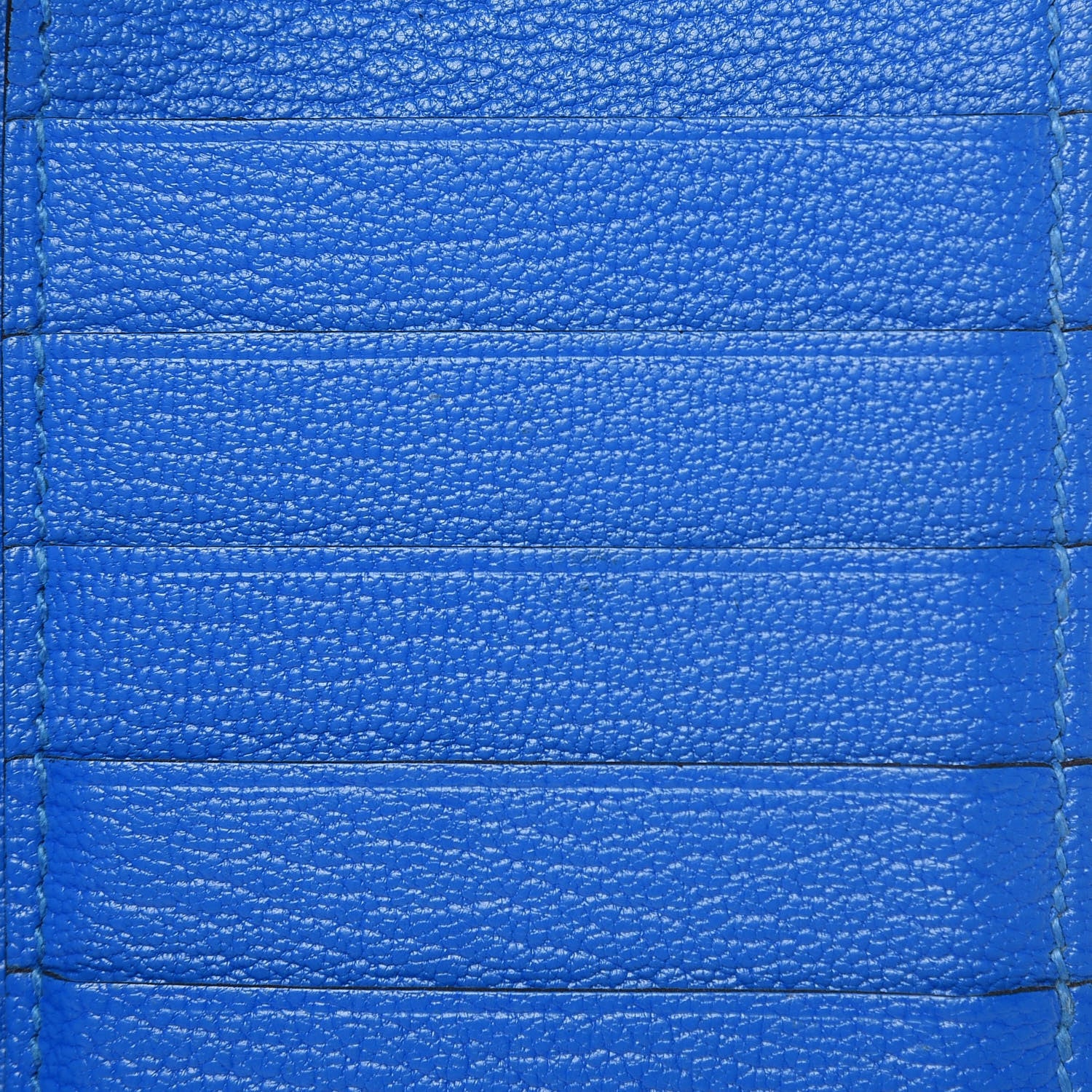 Hermes Chevre Mysore Medium Kelly Wallet Bleu Hydra 6 of 16