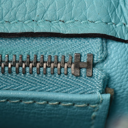 Hermes Togo Kelly Retourne 28 Bleu Atoll 9 of 39