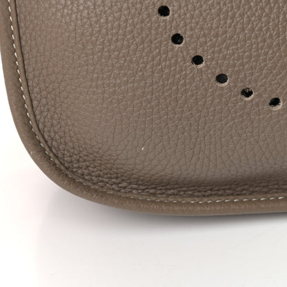 Hermes Taurillon Clemence Evelyne III PM Etoupe 11 of 11