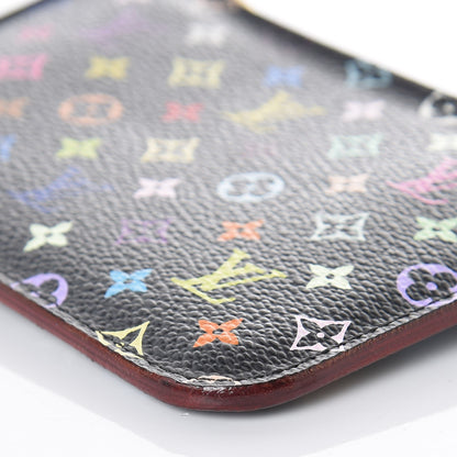Louis Vuitton Monogram Multicolor Key Pouch Black Grenade 9 of 9