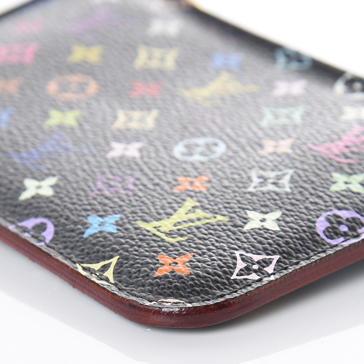 Louis Vuitton Monogram Multicolor Key Pouch Black Grenade 9 of 9