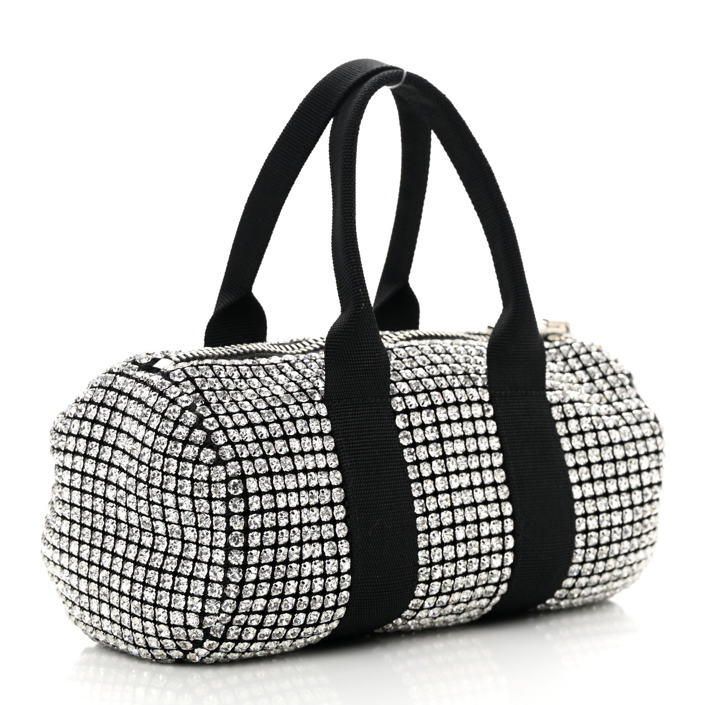 Mesh Crystal Cruiser Mini Duffle White