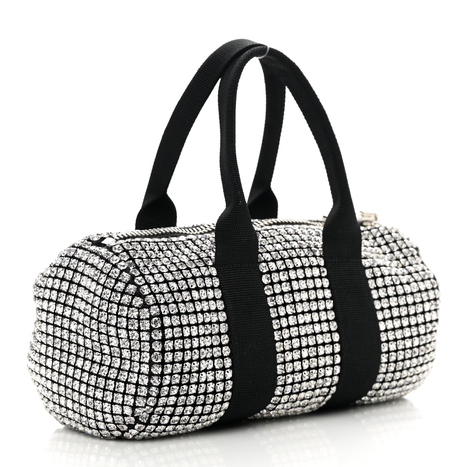 Alexander Wang Mesh Crystal Cruiser Mini Duffle White 3 of 10