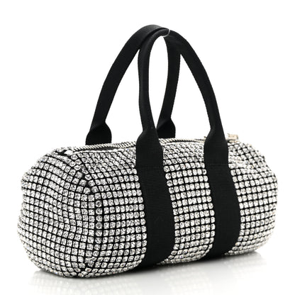 Alexander Wang Mesh Crystal Cruiser Mini Duffle White 3 of 10