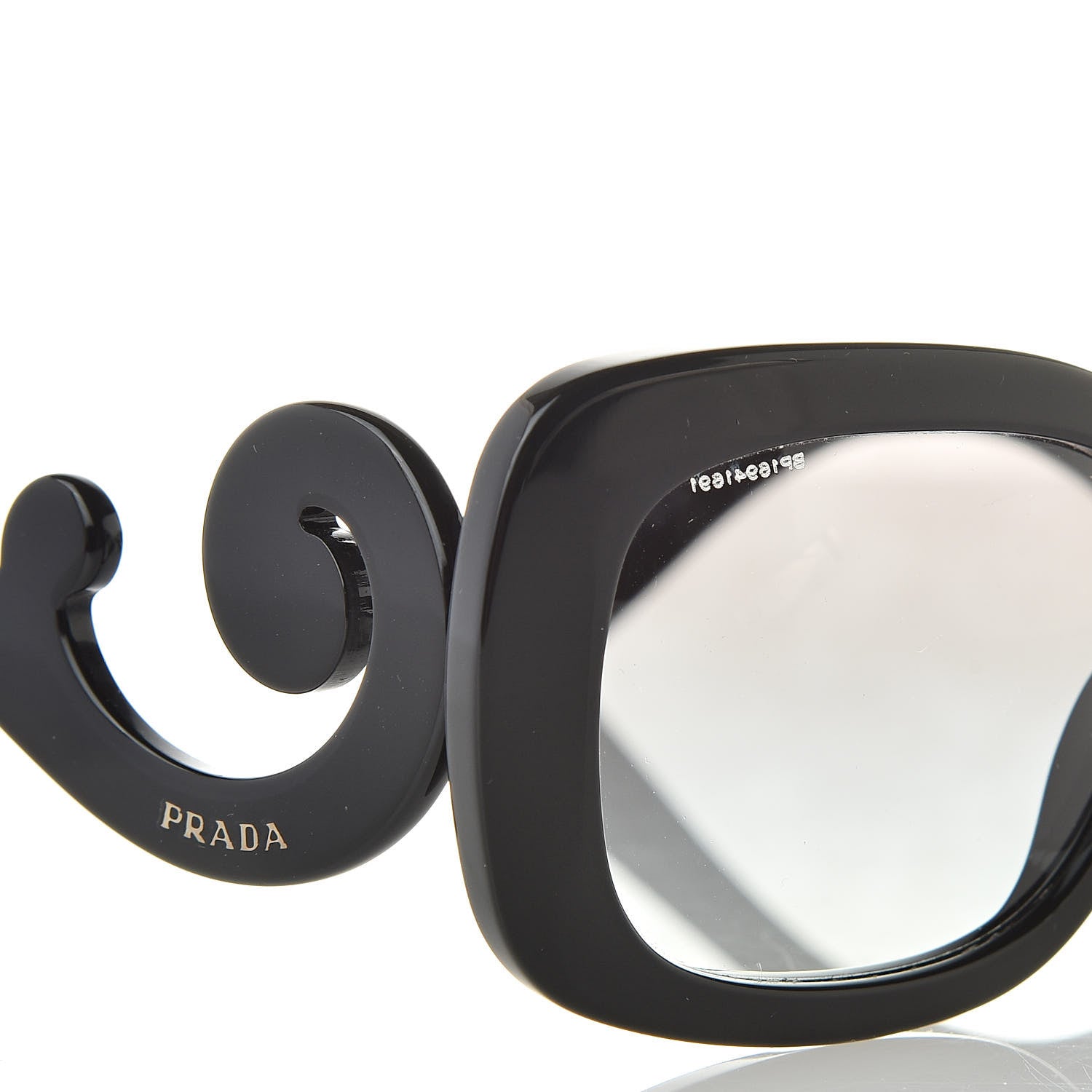 Prada Acetate Baroque Sunglasses SPR 27O Black 7 of 8