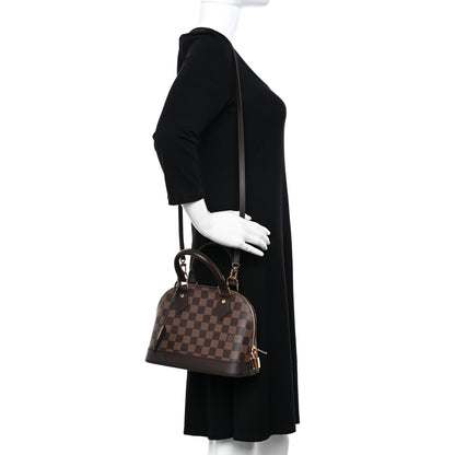 Louis Vuitton Damier Ebene Alma BB 2 of 12