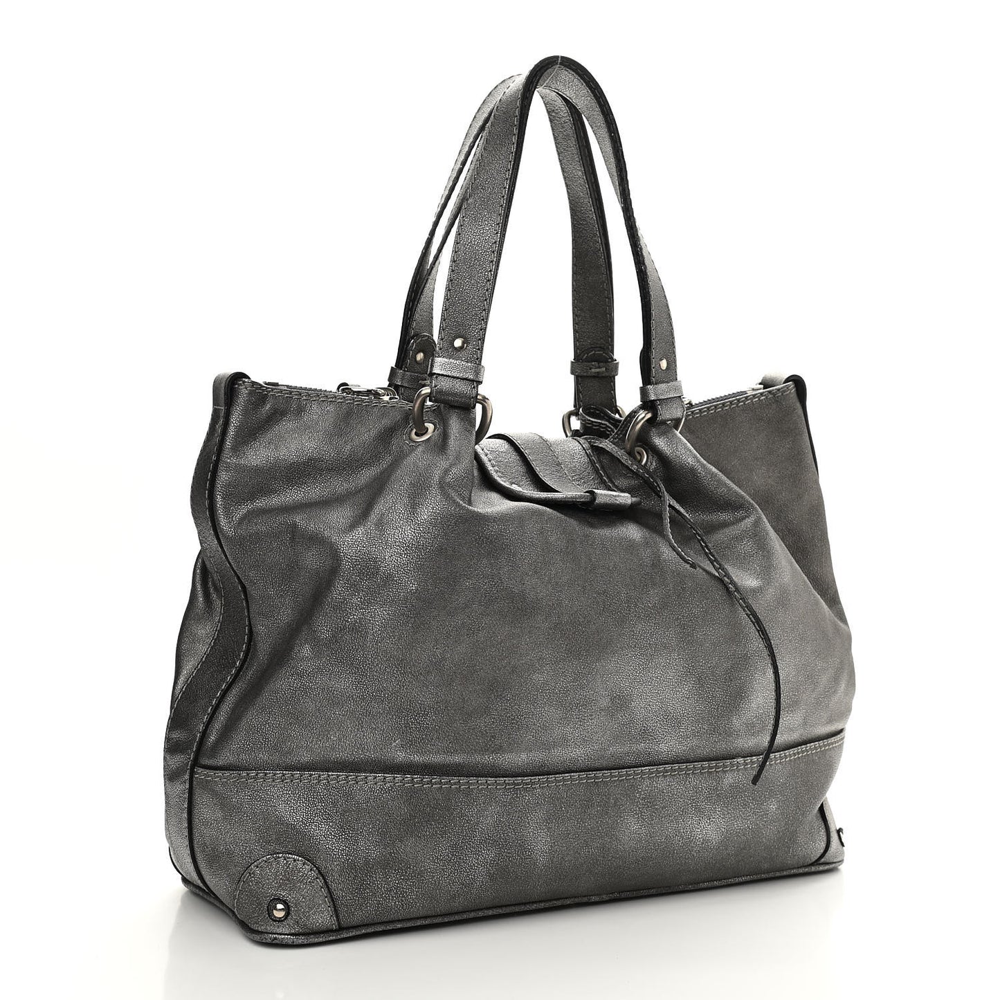Metallic Calfskin Kerala Bag Canon