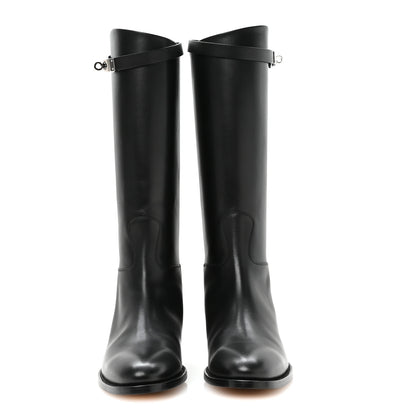 Hermes Box Kelly Jumping Boots 39 Black 3 of 9