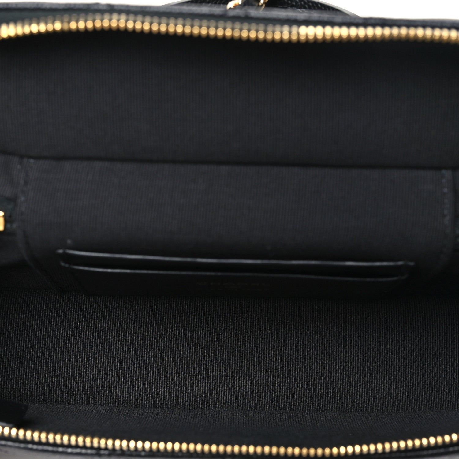 Chanel Caviar Quilted Top Handle Slim Vanity With Chain Black 4 of 9