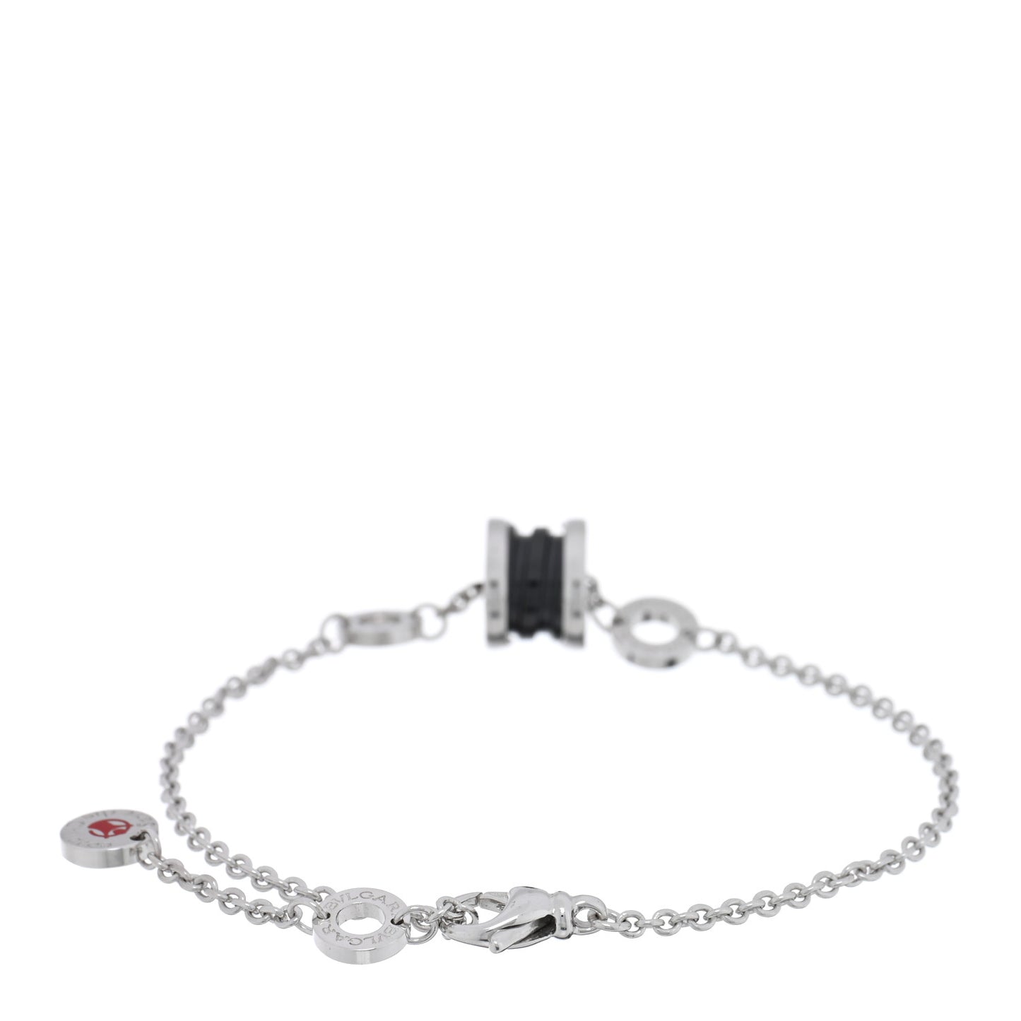 Sterling Silver Black Ceramic Save the Children Bracelet SM