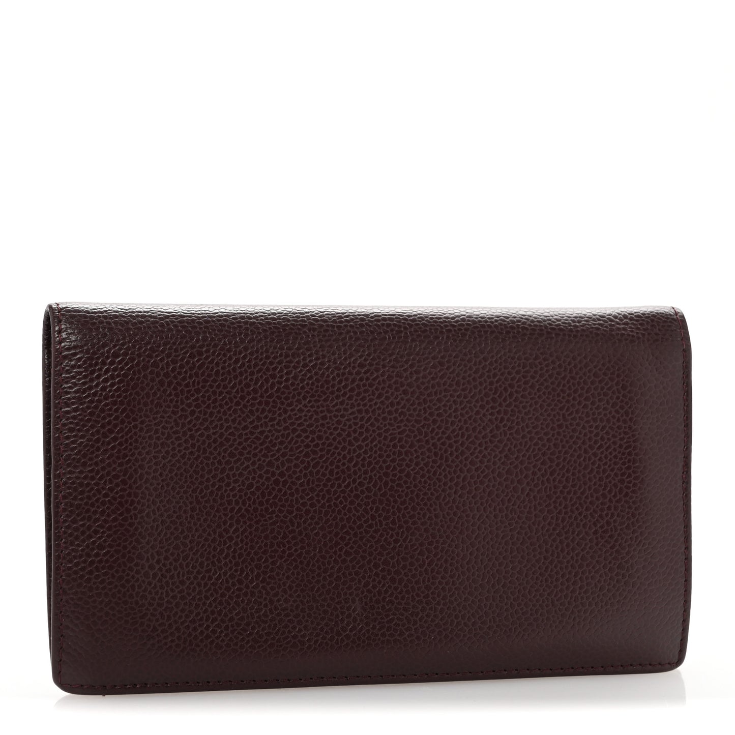 Caviar Timeless CC Yen Wallet Burgundy