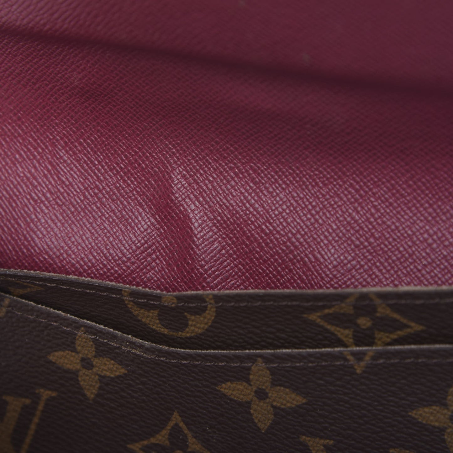 Monogram Josephine Wallet Fuchsia
