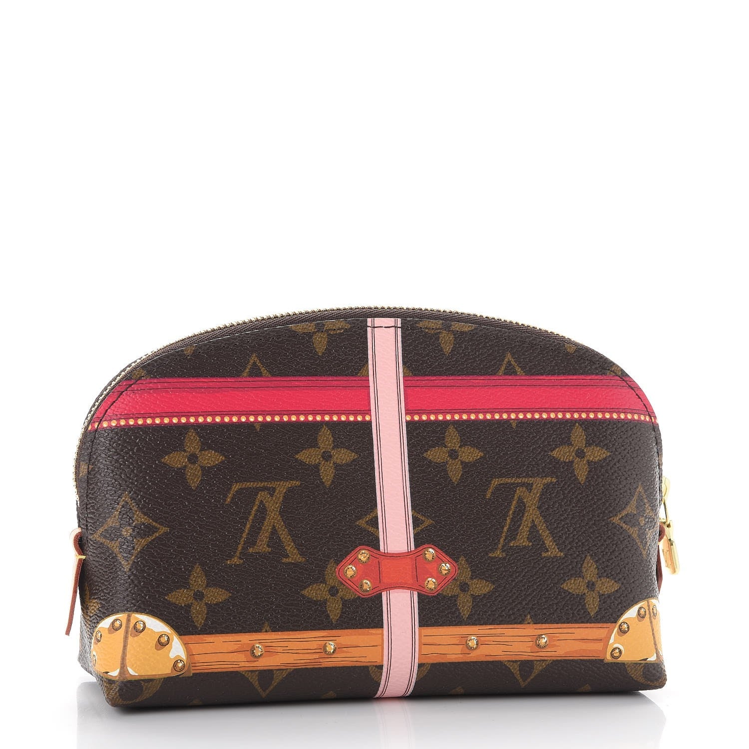 Louis Vuitton Monogram Summer Trunks Cosmetic Pouch PM 3 of 7