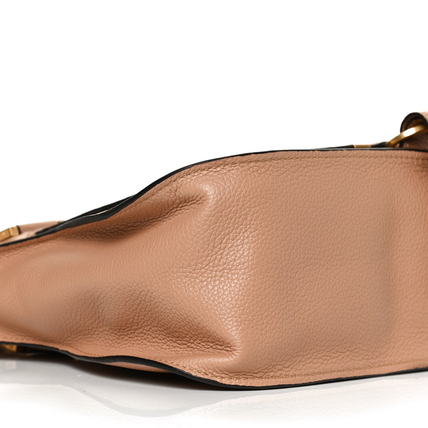 Calfskin Medium Marcie Satchel Light Tan