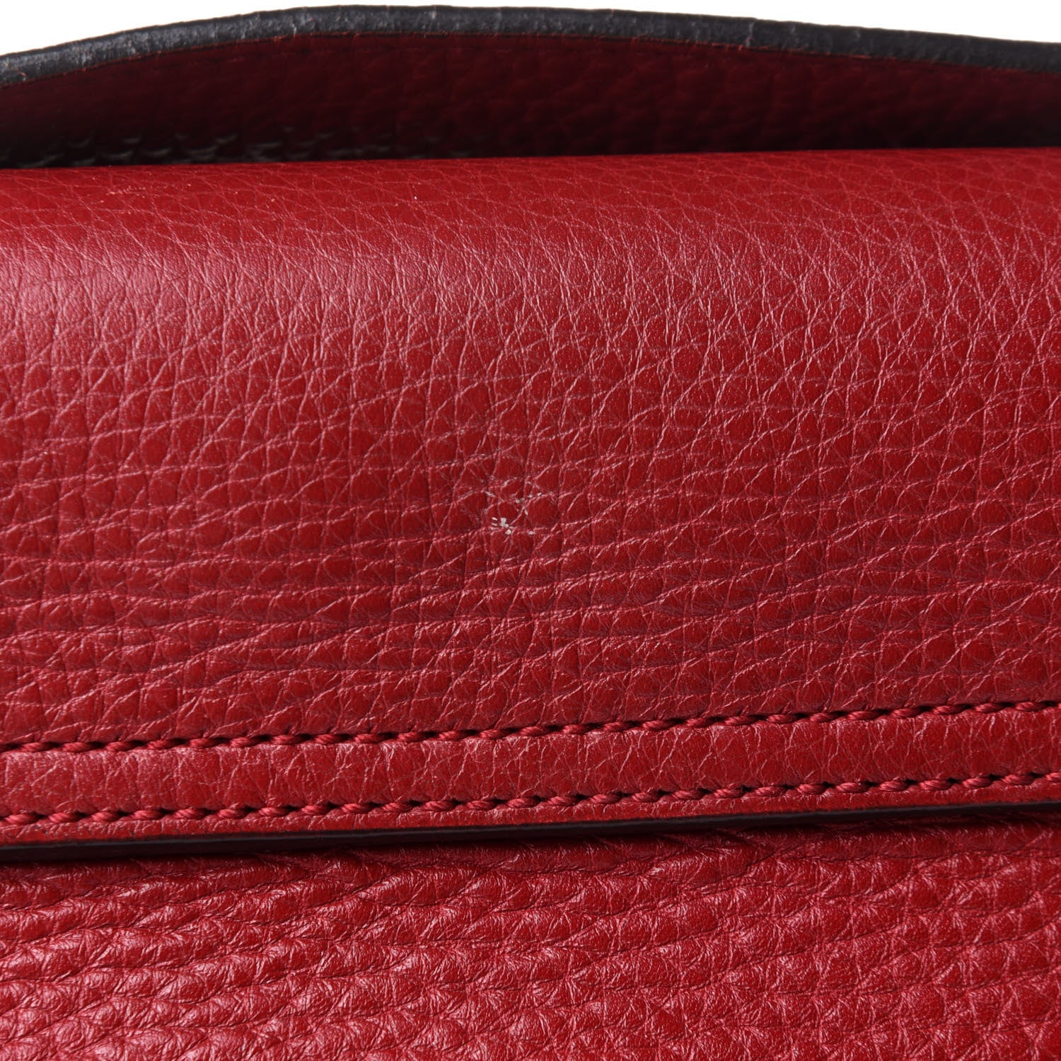 Gucci Cellarius Calfskin GG Marmont Shoulder Bag Vulcanic Red 11 of 12