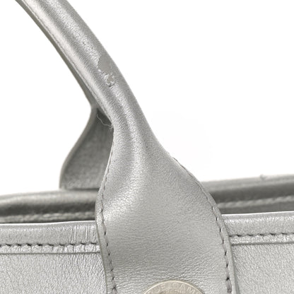 Chanel Metallic Calfskin Medium Deauville Tote Silver 21 of 27