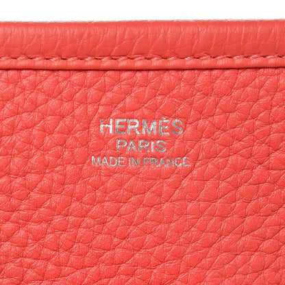 Hermes Taurillon Clemence Evelyne III PM Rose Jaipur 6 of 9