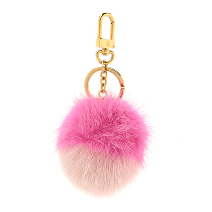 Louis Vuitton Mink Fluo Bubble Bag Charm Key Holder Pink 1 of 5