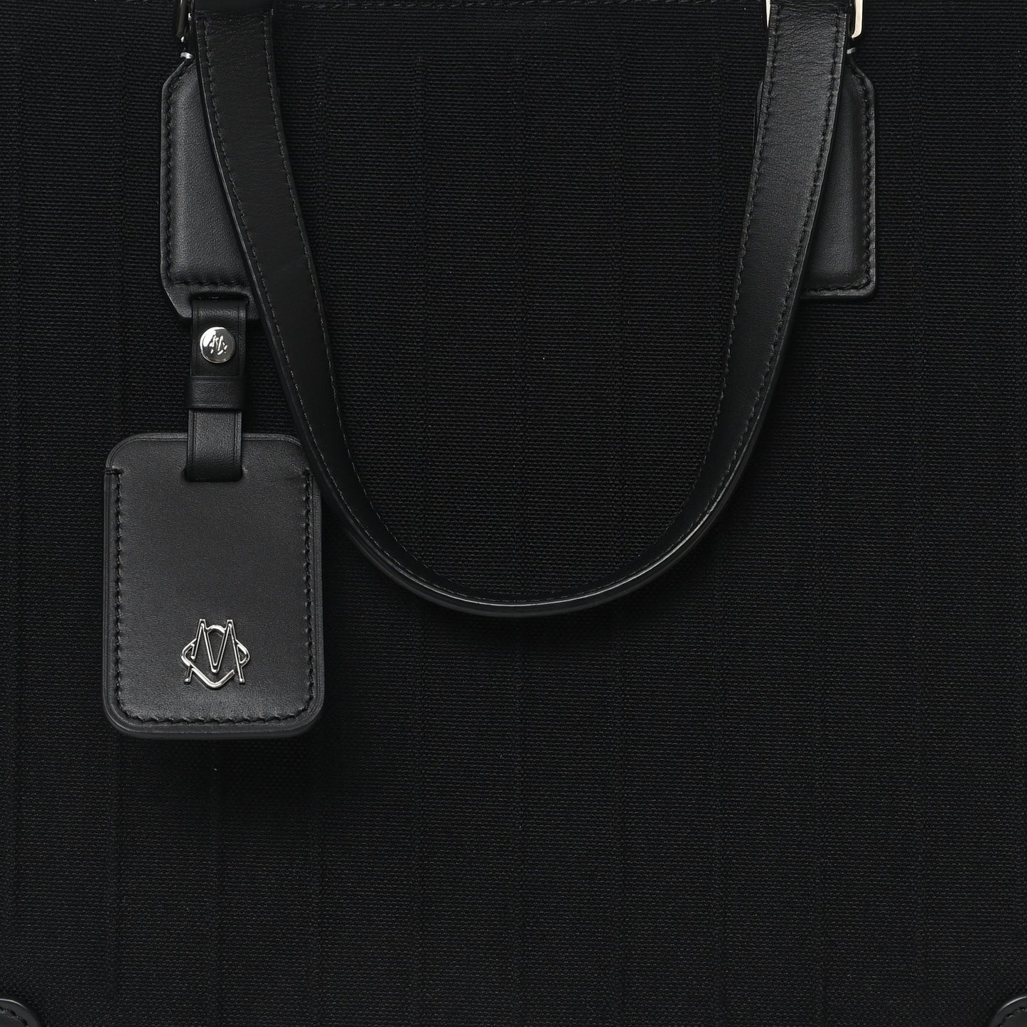 Canvas Never Still Large Tote Black