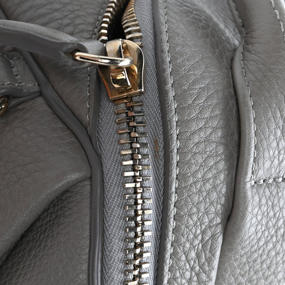 Alexander Wang Pebbled Lambskin Rockie Gray Pale Gold Hardware 10 of 10