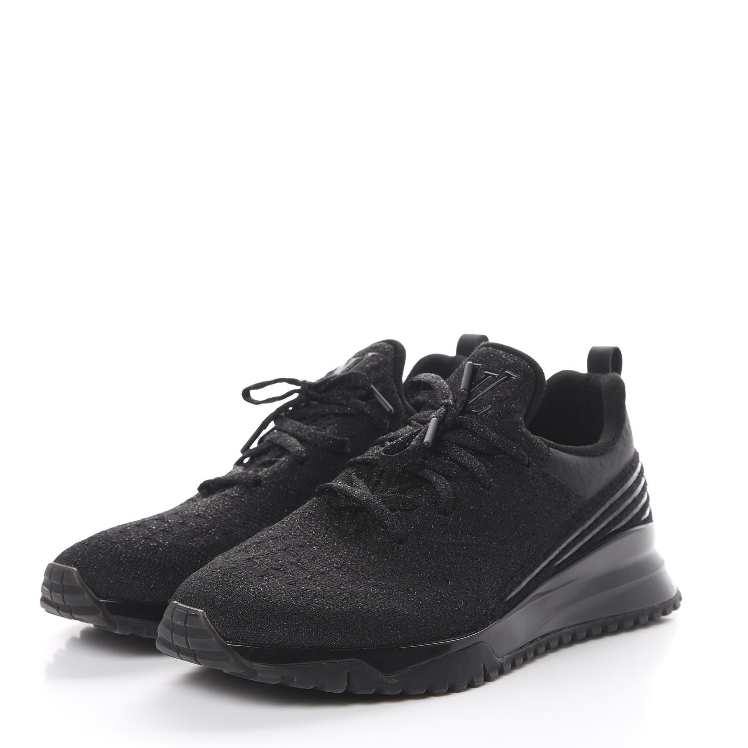 Louis Vuitton Technical Knit V.N.R Sneakers 6.5 Black 3 of 8
