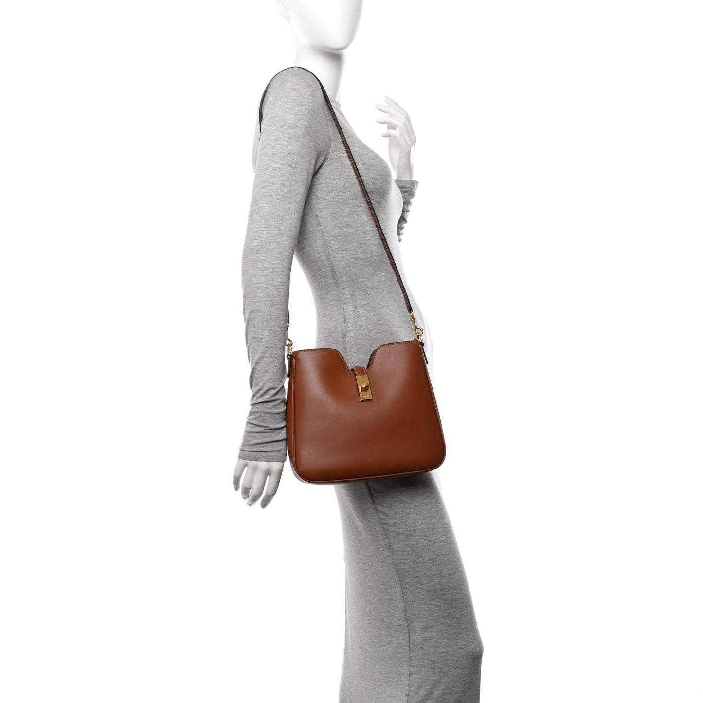 Smooth Calfskin Small Camille 16 Soft Bag Tan