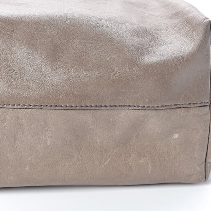 Miu Miu Vitello New Calfskin Shopping Tote Pietra 8 of 12
