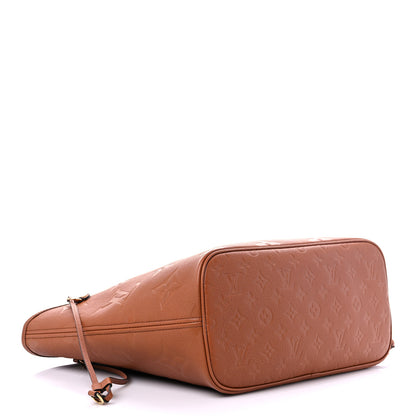 Louis Vuitton Empreinte Monogram Giant Neverfull MM Cognac 5 of 9