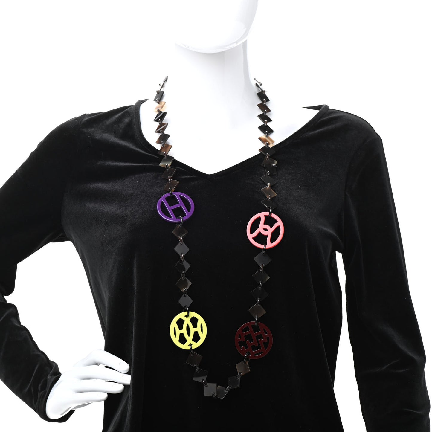 Buffalo Horn Lacquer Deva Necklace