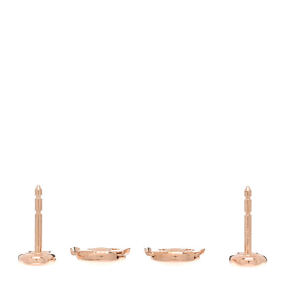 Hermes 18K Rose Gold TPM Farandole Stud Earrings 3 of 5