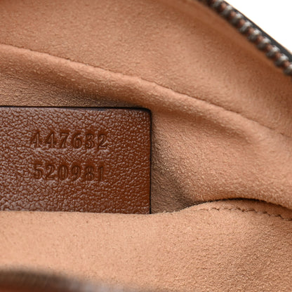 Gucci Glazed Calfskin Matelasse Diagonal Small GG Marmont Chain Shoulder Bag Cuir 7 of 12