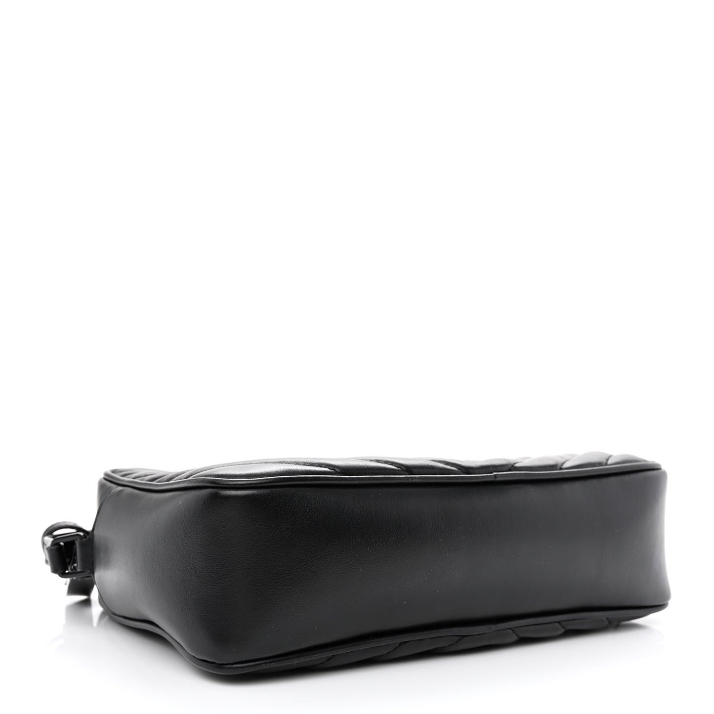Calfskin Matelasse Monogram Lou Camera Bag Black