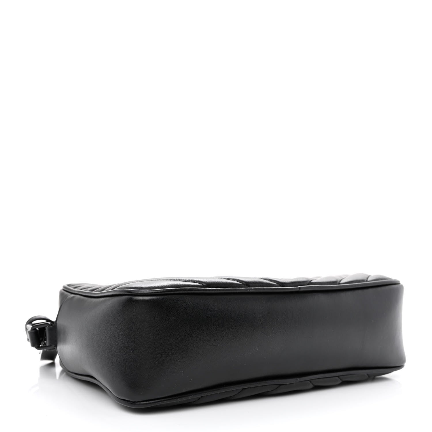 Saint Laurent Calfskin Matelasse Monogram Lou Camera Bag Black 4 of 10