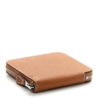 Hermes Epsom Silk'in Compact Wallet Gold 4 of 8