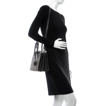 Saint Laurent Crocodile Embossed Nubuck Baby Sac De Jour Dark Anthracite 2 of 7