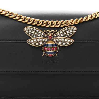 Gucci Calfskin Queen Margaret Chain Wallet Black 9 of 9