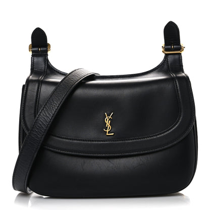 Saint Laurent Smooth Calfskin Medium Charlie Shoulder Bag Black 1 of 12