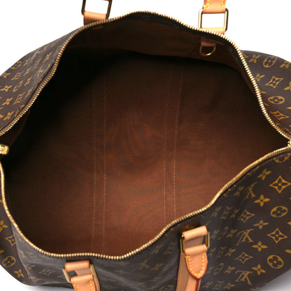 Louis Vuitton Monogram Keepall Bandouliere 55 5 of 12