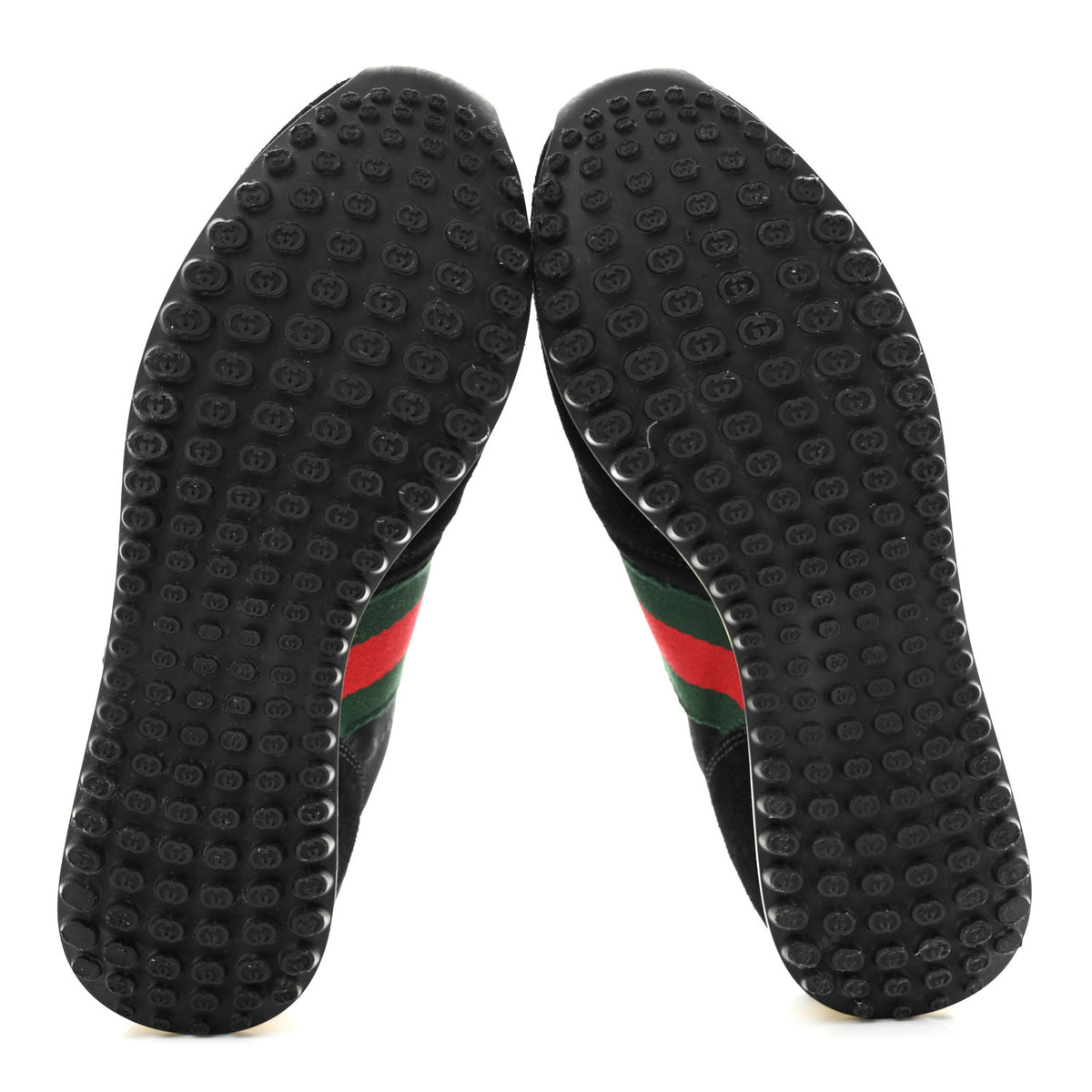 Gucci GG Suede Monogram Web Re-Motion Sneakers 35 Black 6 of 11