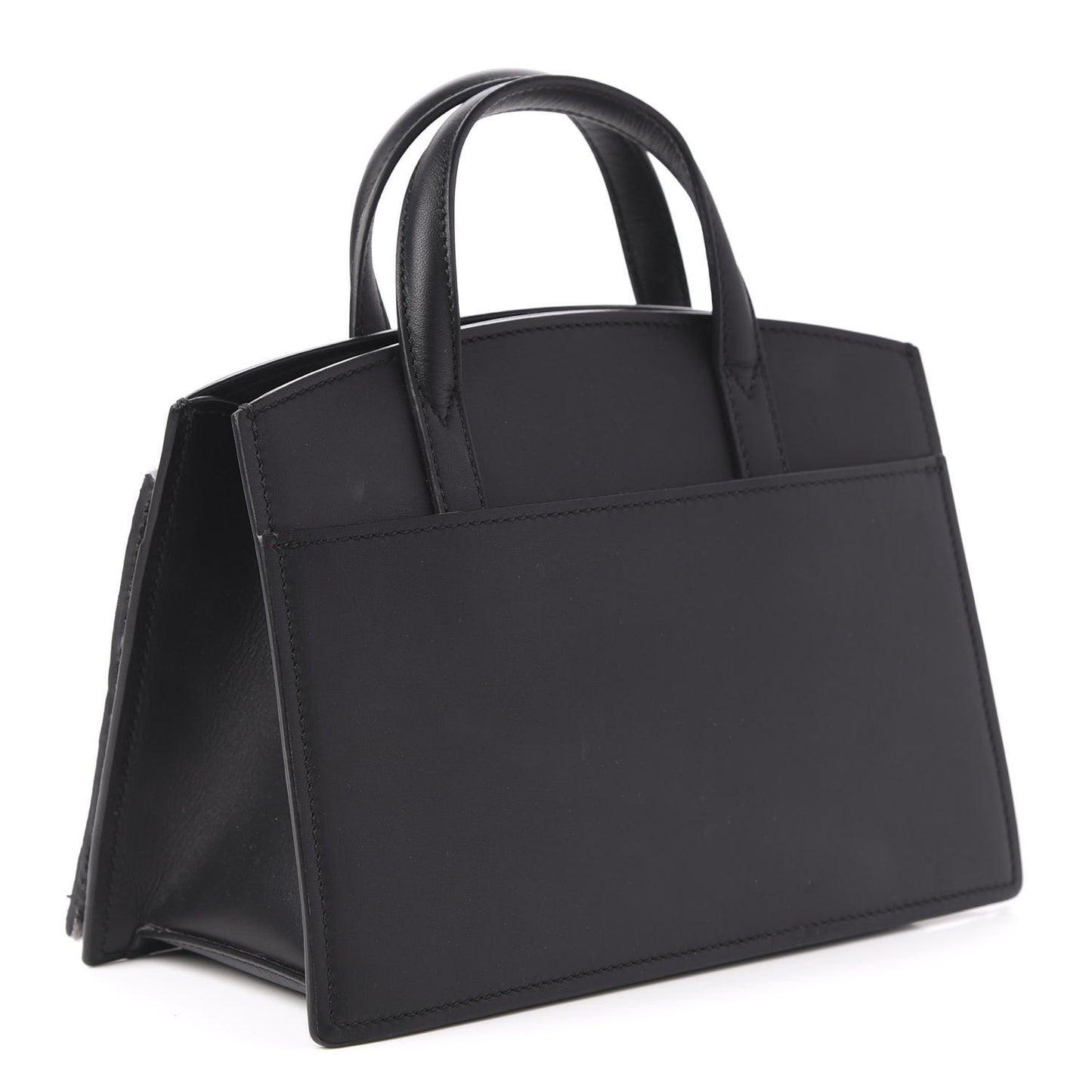 Calfskin Lux Calf Hair Mini Milano Tote Black